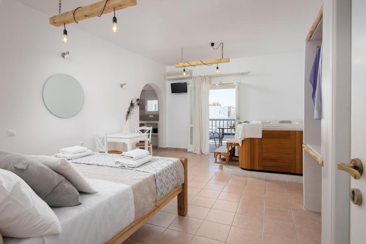 Aqua Naxos Apartments & Suites Ájosz Prokópiosz Kültér fotó
