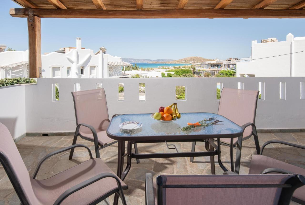 Aqua Naxos Apartments & Suites Ájosz Prokópiosz Kültér fotó