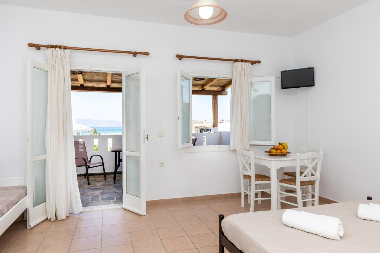 Aqua Naxos Apartments & Suites Ájosz Prokópiosz Kültér fotó