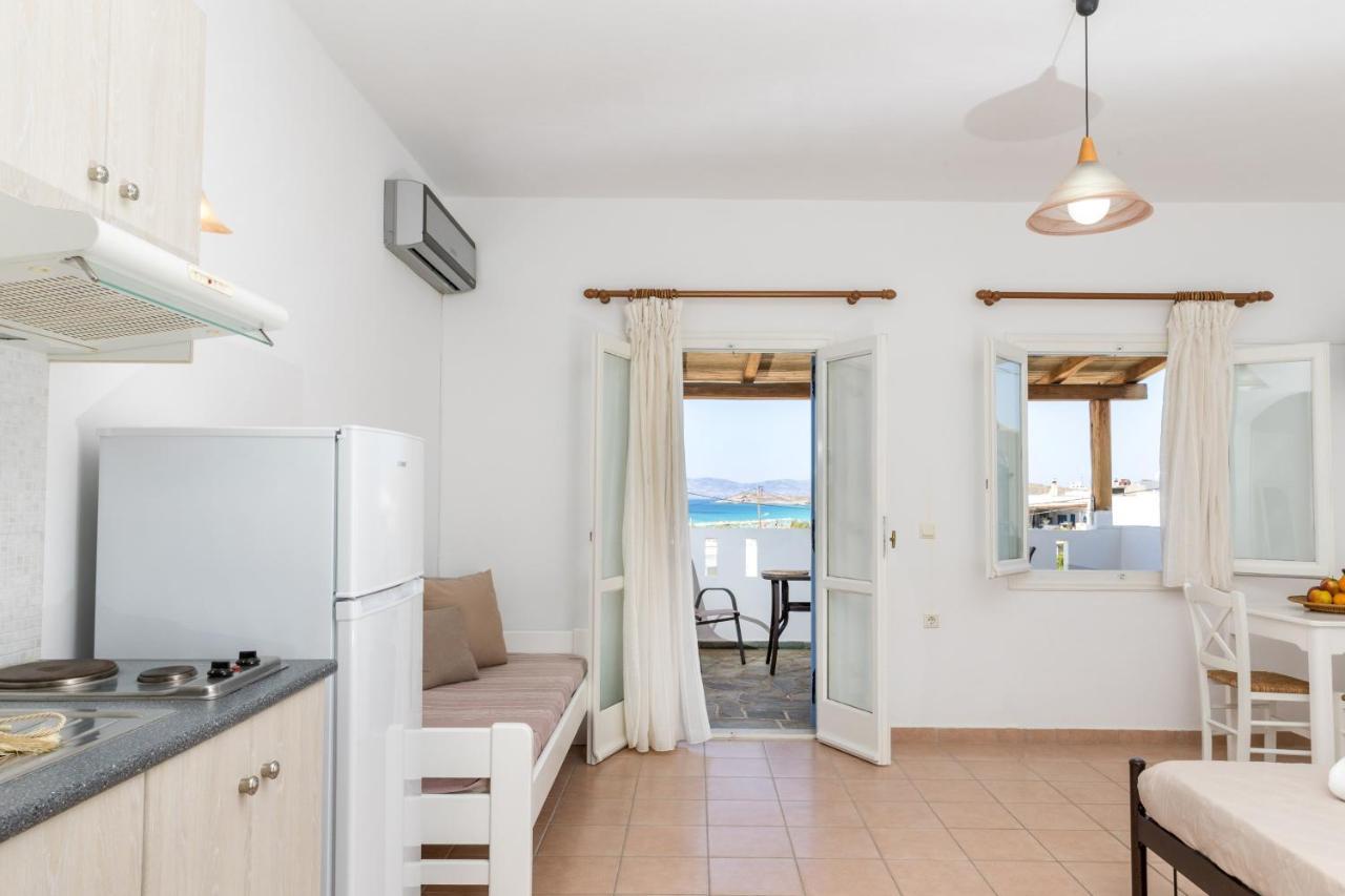 Aqua Naxos Apartments & Suites Ájosz Prokópiosz Kültér fotó